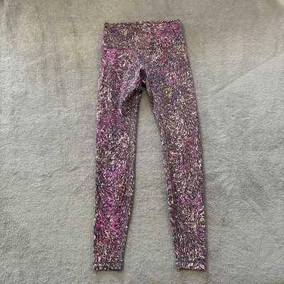 Lululemon Topography Multi Wunder Train High Rise Tight Leggings Women s Size 8
