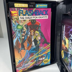 Flashback: The Quest for Identity (Sega Genesis, 1993) CIB Complete - Tested