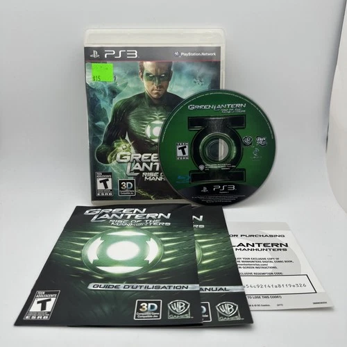 Green Lantern: Rise of the Manhunters - Sony PlayStation 3 PS3 - Complete