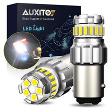 2pcs Auxito 1157 Led Reverse Backup Light Bulb 2400lm 6000k Super Bright Eh