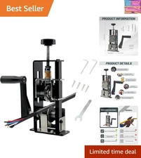 Manual Wire Stripper for Copper Recycling 0.04”-0.98” with V-Shaped Roller