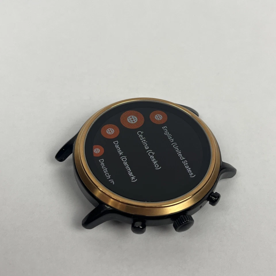 Fossil Gen 5 Carlyle (DW10F1)- GPS Black/Gold 44mm - *WORKING* - Image 2 of 4