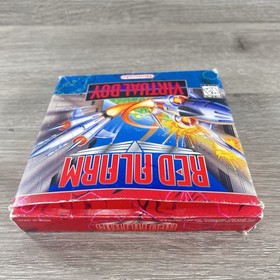 Vintage Nintendo Virtual Boy Red Alarm Complete With Box Manual & Protector.