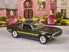 Muscle Car 1969 Ford Shelby Gt500 428ci Cobra Jet V8 Super Coupe 164 Scale Le J