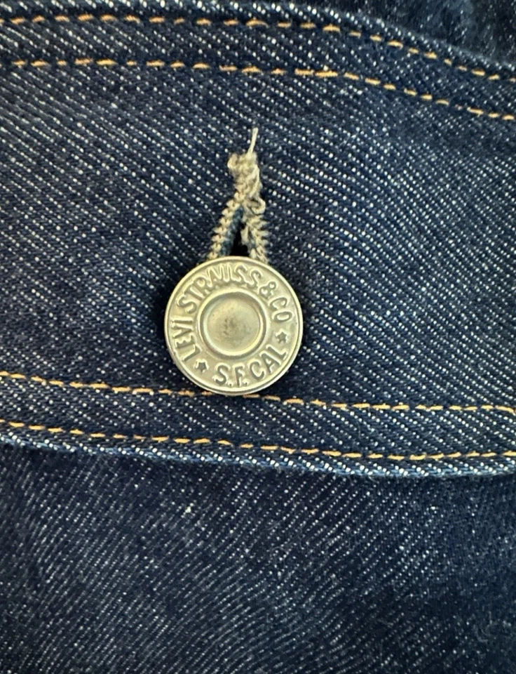 Chaqueta Vaquera Levi Vintage Clothing LVC 1936 Tipo 1 | Talla 38 | Hecha en Japón Foto 2 de 4