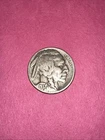 1937-D BUFFALO NICKEL WITH ¾ HORN TONED WITH A MINTAGE OF 17,826,000