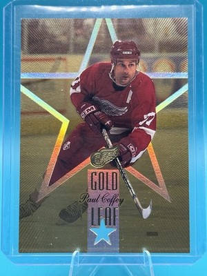 Paul Coffey & Chris Chelios 1995-96 Leaf Gold Leaf #d 3067/5000