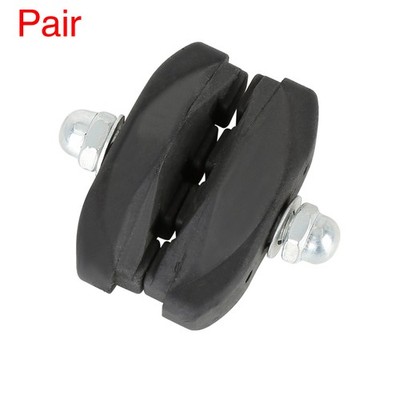 Paar Fahrradbremsbeläge Fahrradblock Mountainbike MTB 45mm Schwarz