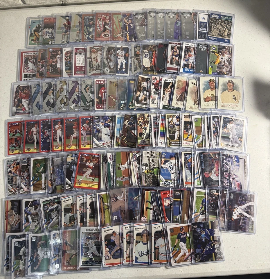 Huge Lot 500 Sports Cards SHOW READY Resell SLABS Toploaded Collection Variety - Image 4 of 4
