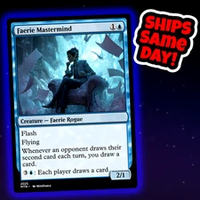 Faerie Mastermind - Custom Art Magic: The Gathering Playtest Card - Commander