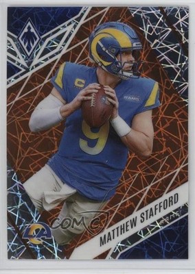2022 Panini Phoenix Orange Lazer 5/75 Matthew Stafford #60 2y0