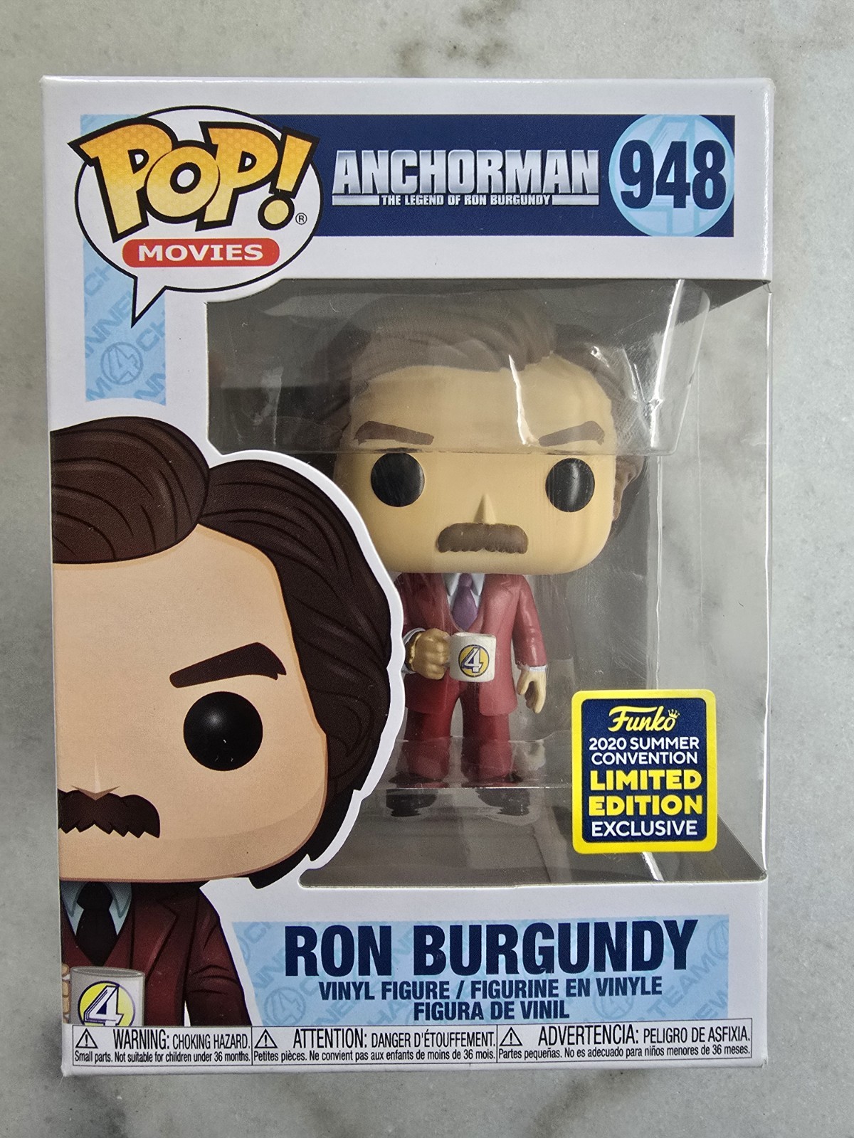 Funko Pop! - Anchorman - Ron Burgundy #948 - 2020 Summer Convention