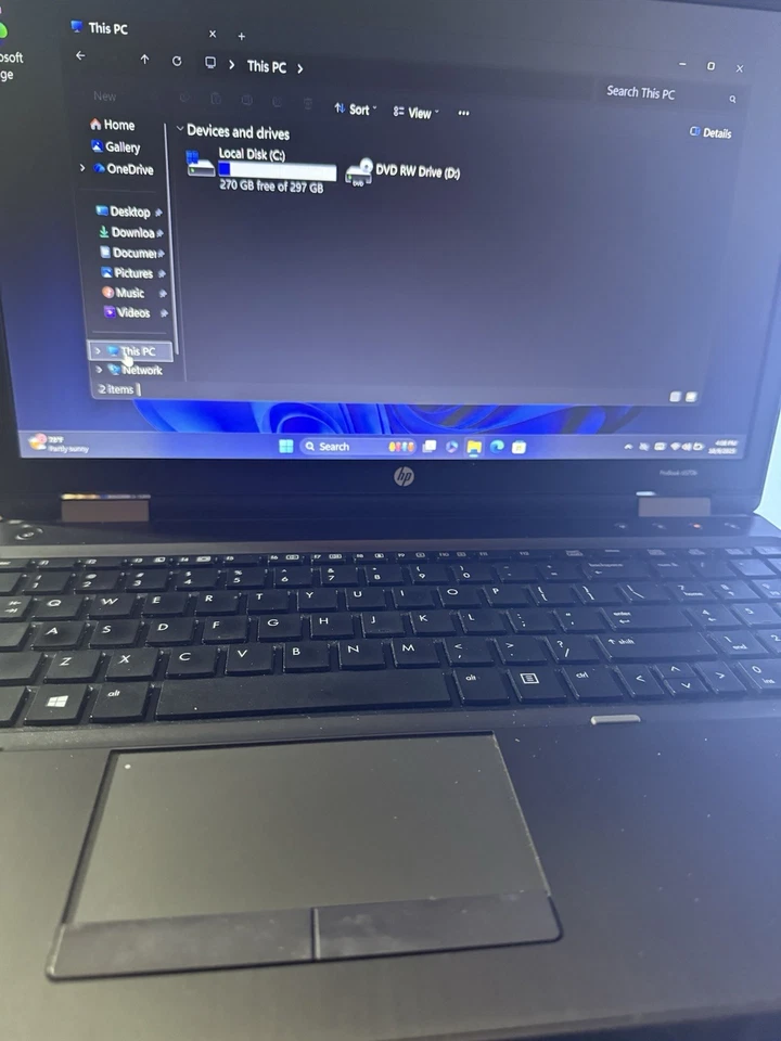 HP ProBook 6570B Laptop i5-3210M 2.5 6GB 500GB HDD W11 UPDATE 25H2 BAD Battery - Image 4 of 4