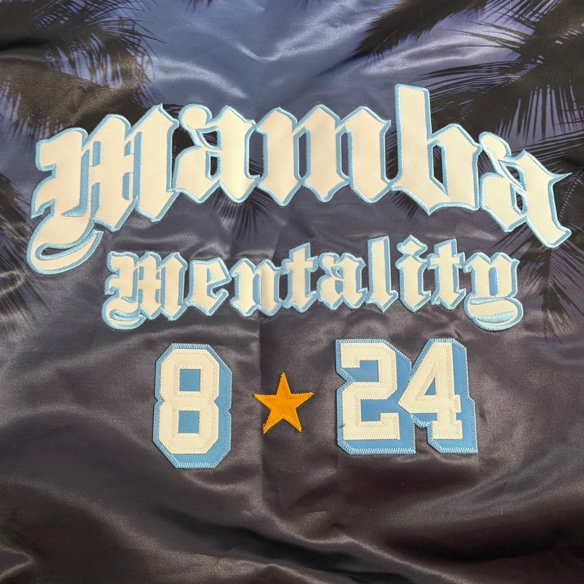 Headgear Classics Crenshaw Kobe Mamba Mentality Satin Jacket 7XL