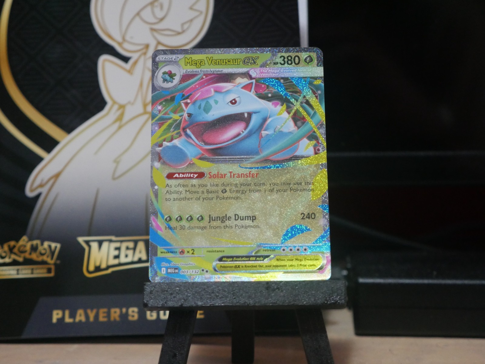 Pokemon TCG Mega Venusaur ex 003/132 Me01: Mega Evolution Double Rare