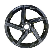 19X7.5 5 Spoke Used Wheel Painted Gloss Black T99w15mp0j
