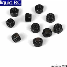 Tekno RC 1201 M3 Locknuts black 10 pieces
