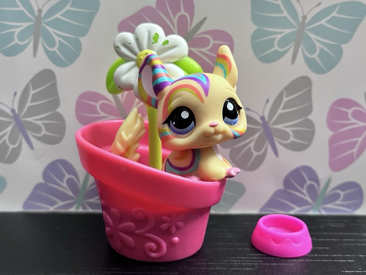 Littlest pet shop colorful Chinchilla #1577 Postcard Pet