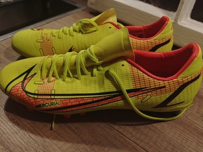 Fußball Sportschuhe Nike Mercurial Vapor 14 FG MG Volt Crimson CU5691-760 UNISEX