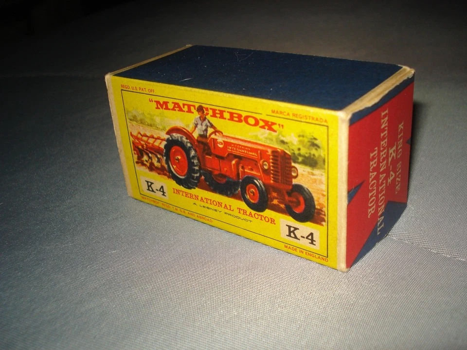 LESNEY MATCHBOX KING SIZE K-4 INTERNATIONAL TRACTOR - MINT WITH ORIGINAL BOX - Image 4 of 4