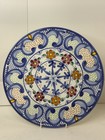 Very Large Beautiful Colorful Decorative Ceraplat 12” Plate Made In Spain