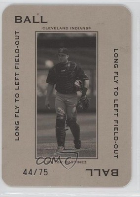 2005 Donruss Throwback Threads Polo Grounds 44/75 Victor Martinez #PG-77 0b2