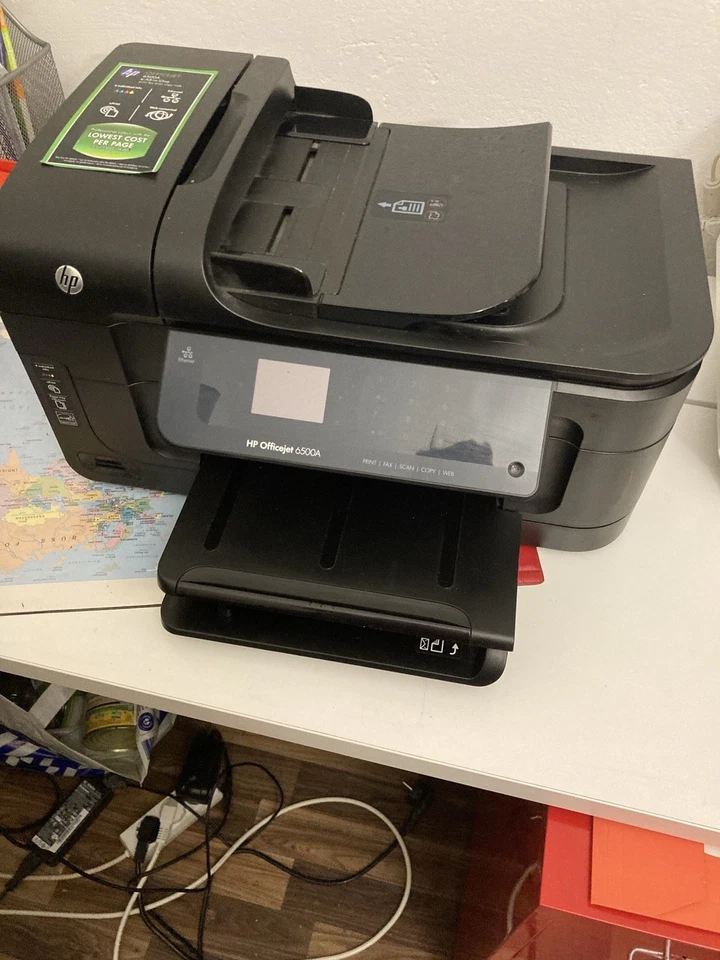 HP OfficeJet 6500A E710a E-All-in-One-Drucker, USB, Netzwerk, Scanner, Fax - Bild 3 von 3