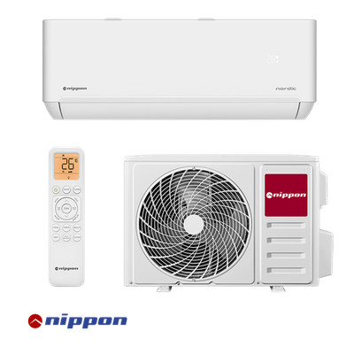 Nippon NPC 12 T-PRO NORDIC Split Klimaanlage 12000 BTU 3,52 kW R-32 Set