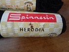 Lot 6 Vtg skeins SPINNERIN yarn-HERODIA-1 oz ea-Black-93%wool-7%nylon — photo 2