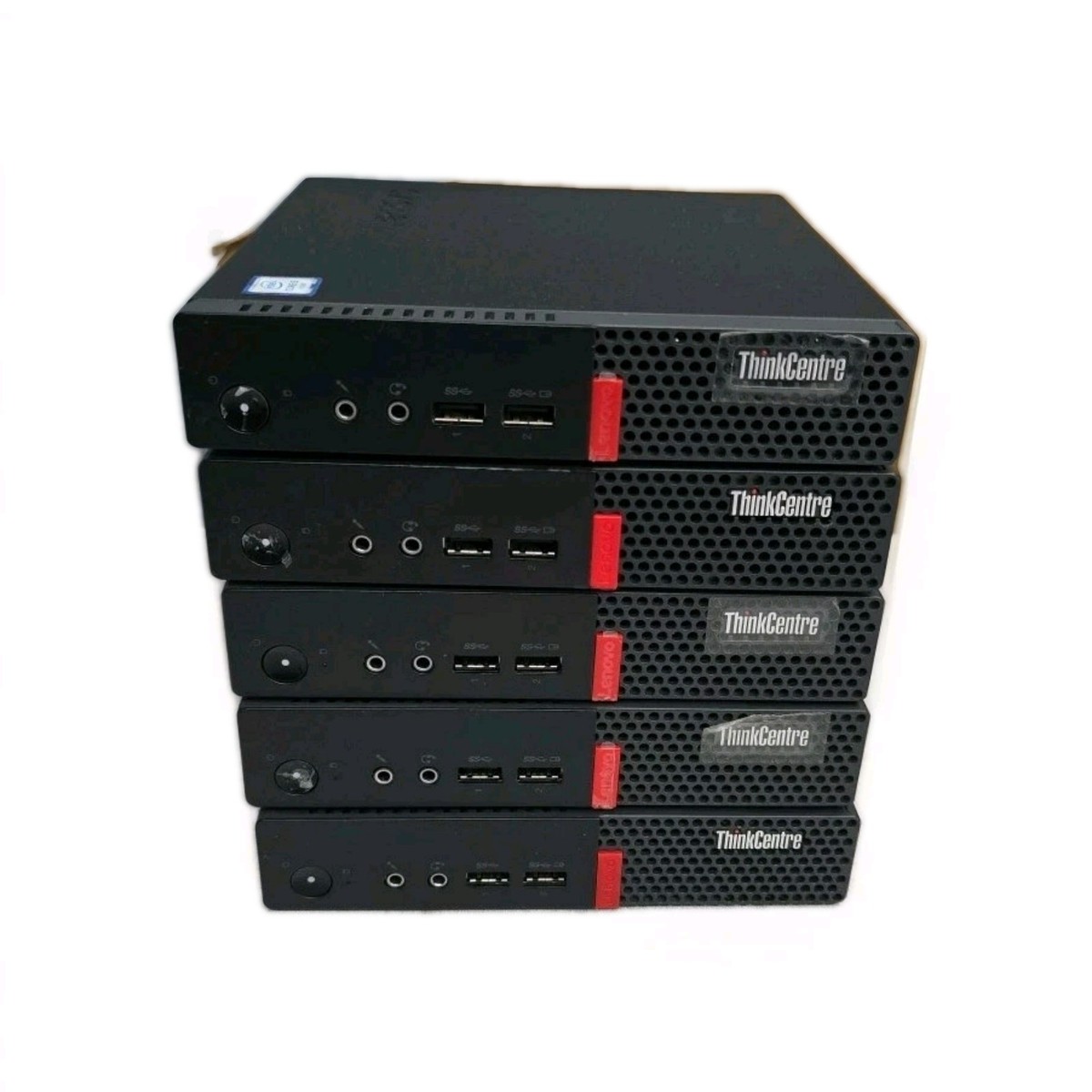 Lots of 5)Lenovo ThinkCentre M710q Tiny i3-6100T 8GB , 256gb SSD