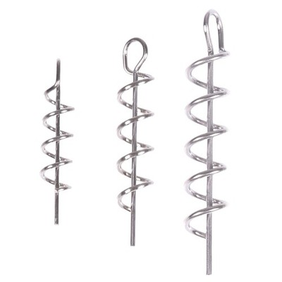 50Pcs Fishing Hook Spring Carps Fishing Hook Steel Swivels Spring Single Rings