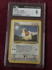 CGC 9 Slab 1999 Pokemon Base Set Pidgey 57/102 (Scratched)