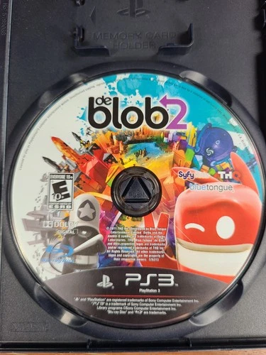 De Blob 2 (PS3 PlayStation 3, 2011) DISC ONLY Tested + Working