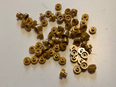 62 LEGO TEILE goldenes Lot 1x1 rundes Teil modifiziert NIJAGO STAR WARS