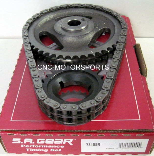 Ford FE 330 352 390 427 428 SA Gear .250 Double Roller Timing Chain 3 Keyway eBay