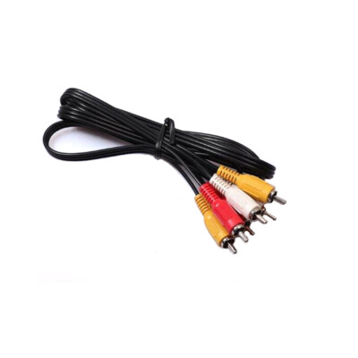 3ft VIDEO & STEREO 3 RCA to 3RCA Male M-M Audio DVD HDTV AV Cable