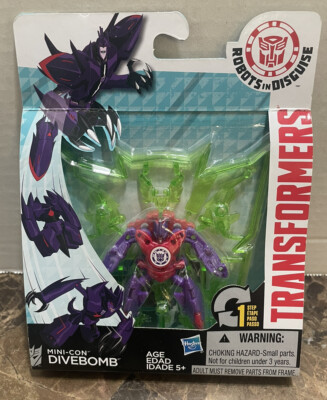 Transformers Robots in Disguise Mini-Con Divebomb figure NEW, 2014 Hasbro