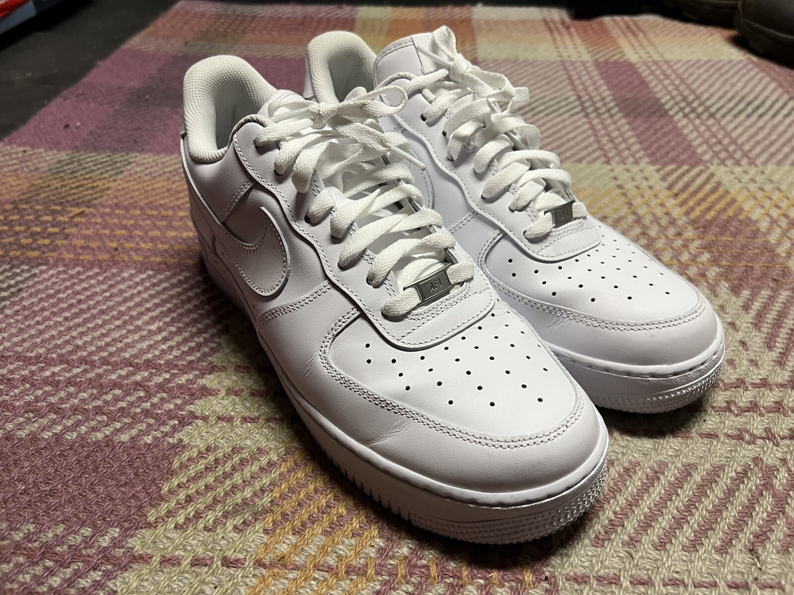 nike mens air force 1 in white size 