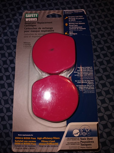 Safety Works Toxic Dust Replacement Filter Cartridge SWX00324 