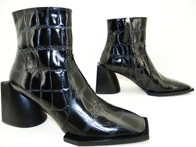 N°21 ankle boots boots high heel women's shoes leather size 39 Black