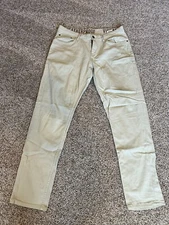 #59 Men's Original Weatherproof Vintage Khaki Brushed Cotton Pants Size 32 x 32