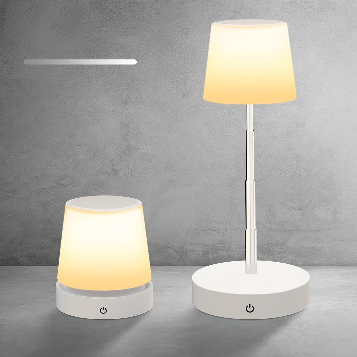 USB Rechargeable Touch Dimmable LED Table Lamp Night Light