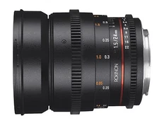Rokinon Cine DS 24mm T1.5 ED AS IF UMC Full Frame Cine Lens for Nikon DSLR