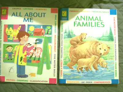 5 Brighter Vision Learning Adventure Books ~ All About Me, Zoo Animals, Cars Tra