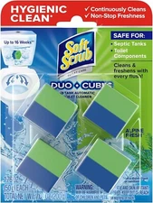 Soft Scrub in-Tank Toilet Cleaner Duo-Cubes, Alpine Fresh, 4Count