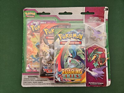 Pokemon Phantom Forces, Primal Clash, Roaring Skies 3-Pack W/ Mega Latios Pin