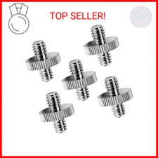 Anwenk Standard 1/4"-20 Male to 1/4"-20 Male Threaded Tripod Screw Adapter Stand