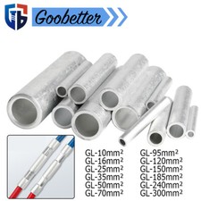 Aluminium Tube Butt Splice Terminals 10mm-300mm Battery Welding Cable Crimp Aluminium Tube Butt Splice Terminals 10mm-300mm Battery Welding Cable Crimp
