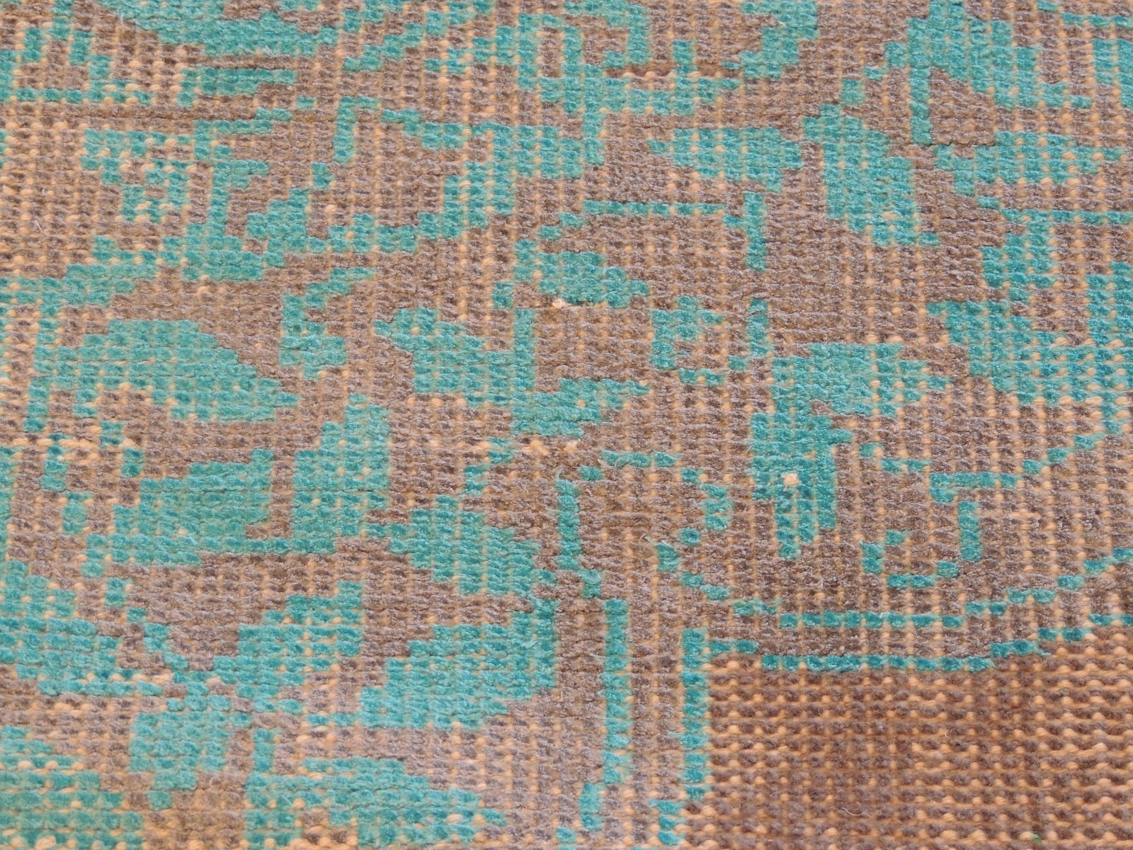 Modern 5x8, 5x7 Rug Vintage look area rug blue beige shabby chic faded