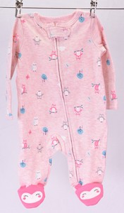 baby sleeping in fleece pajamas